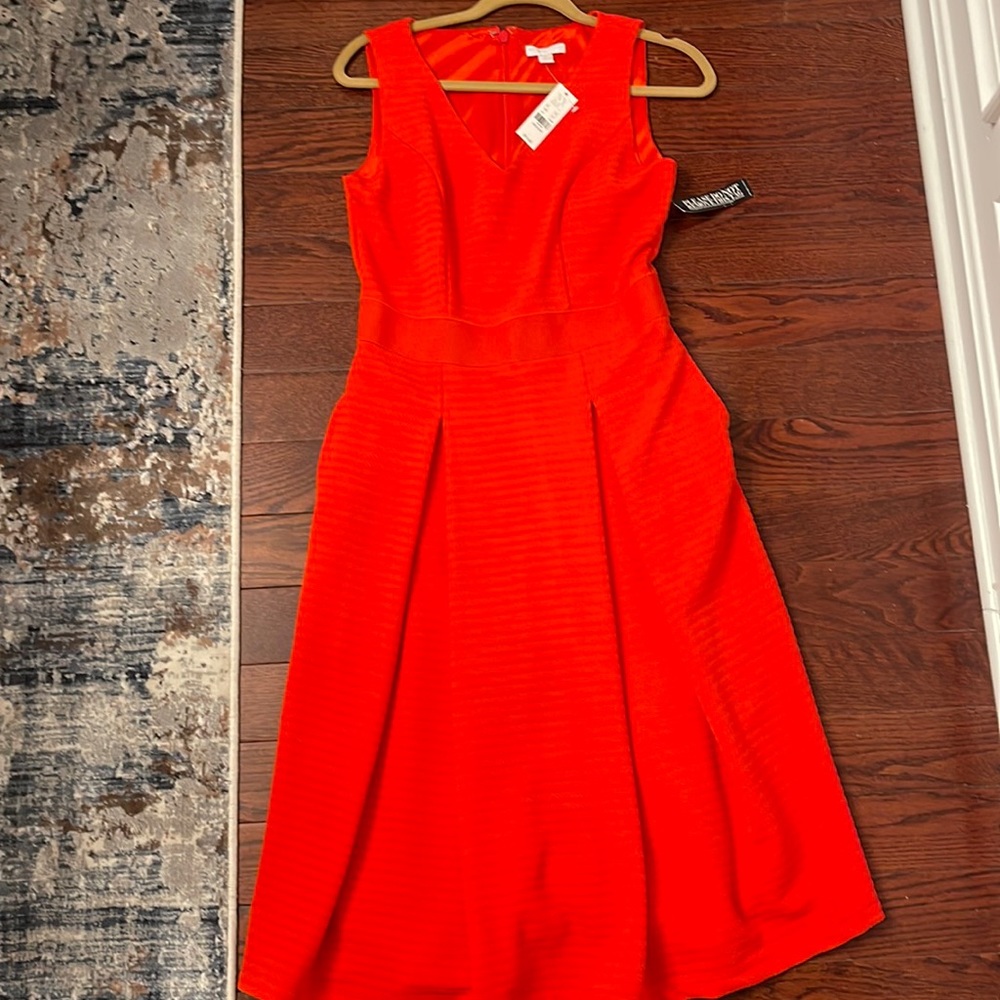New York and company burnt orange dress